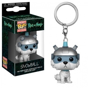 Funko POP: Keychain Rick & Morty - Snowball