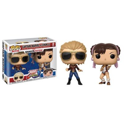 Funko POP: Marvel vs. Capcom Infinite - Captain Marvel vs Chun-Li