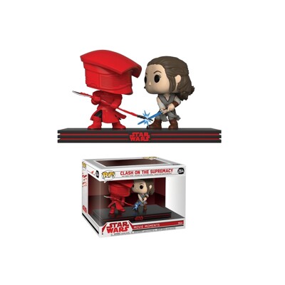 Funko POP: Movie Moments Star Wars: The Last Jedi - Rey & Praetorian