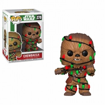 Funko POP: Star Wars: Holiday Chewbacca with Lights