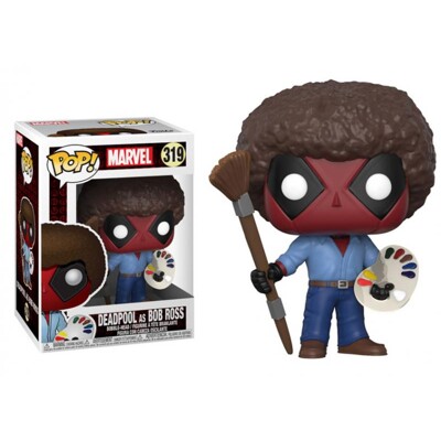 Funko POP: Deadpool - Deadpool Bob Ross