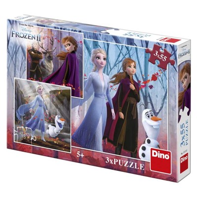 Puzzle - Frozen II (3 x 55 dílků)