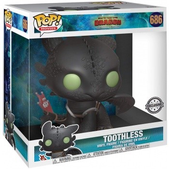 Funko POP: Deluxe How To Train Your Dragon 3 - Toothless 10''