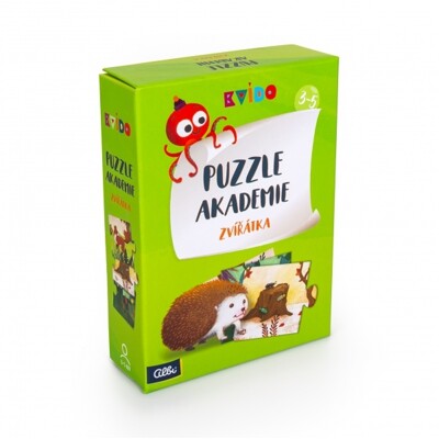 Kvído - Puzzle akademie - zvířátka