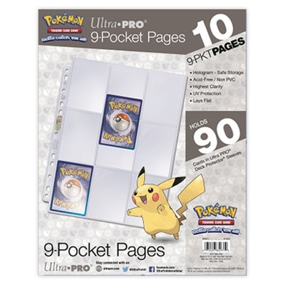 UltraPRO: stránkové obaly na karty Pokémon - set 10ks