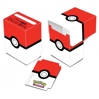 UltraPRO: krabička na karty Pokémon - Pokeball Red and White