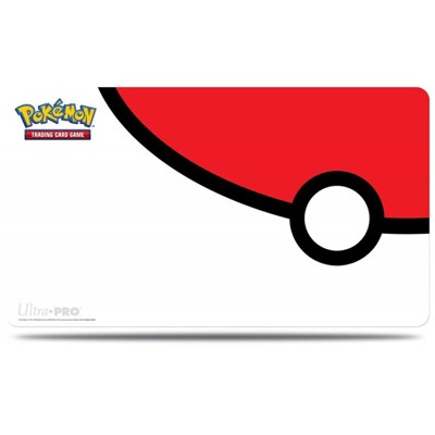 UltraPRO hrací podložka Pokémon - Pokeball Red and White