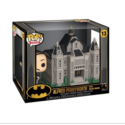 Funko POP: Town Batman 80th - Alfred Pennyworth with Wayne Manor