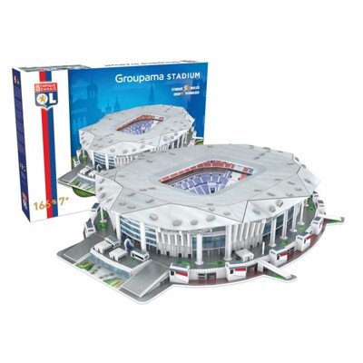 Nanostad: 3D puzzle fotbalový stadion France - Groupama (Olympique de Lyon)