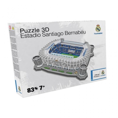 Nanostad Basic: 3D puzzle fotbalový stadion SPAIN - Santiago Bernabeu (Real Madrid)