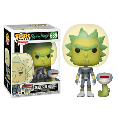 Funko POP: Rick & Morty - Space Suit Rick with Snake