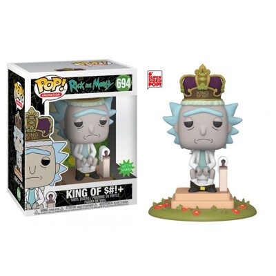 Funko POP: Deluxe Rick & Morty - King of $#!+ with Sound