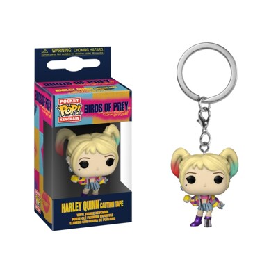 Funko POP: Keychain Birds of Prey - Harley Quinn (Caution Tape)