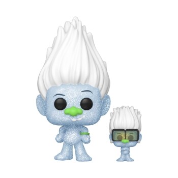 Funko POP: Trolls World Tour - Hip Hop Guy (Diamond Glitter) with Tiny