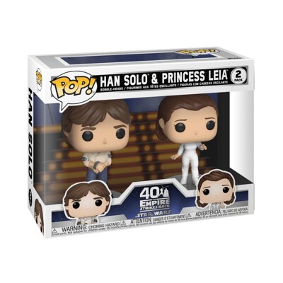 Funko POP: Star Wars - Han Solo & Princess Leia 2-pack