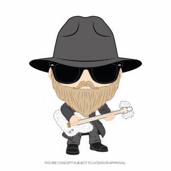 Funko POP: ZZ Top - Dusty Hill (Flocked)