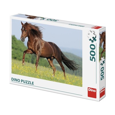 Puzzle - Kůň na louce (500 dílků)