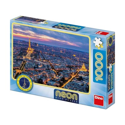 Puzzle Neon - Paříž v noci (1000 dílků)