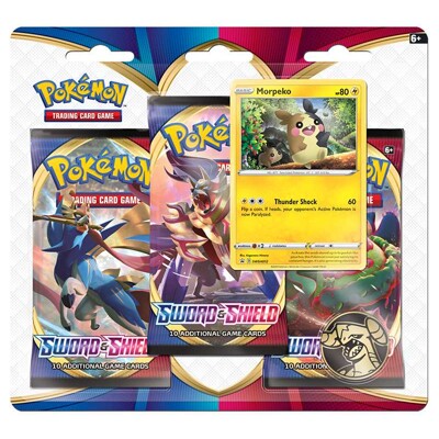 Pokémon Sword & Shield 3 Blister Booster - Morpeko