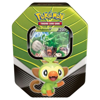 Pokémon TCG Galar Partners Tin - Rillaboom V (Spring 2020)