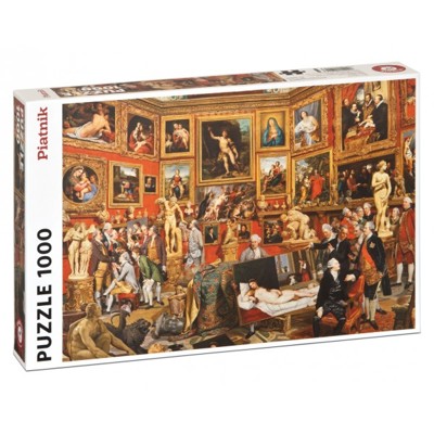 Puzzle - Zoffany - Tribuna of the Uffizi (1000 dílků)