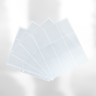 Gamegenic - Ultrasonic Sideloading - stránkové obaly na 9 karet, průhledné - 1 ks