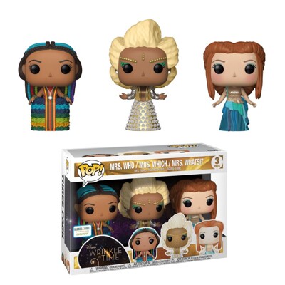 Funko POP: A Wrinkle In Time - Mrs. Who & Mrs. Which & Mrs. Whatsit - 3pk