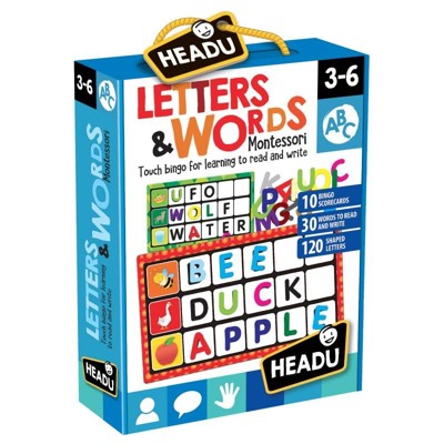 HEADU - Montessori - Bingo - Písmena a slova