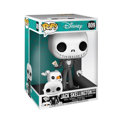 Funko POP: The Nightmare Before Christmas - Jack Skellington with Zero 10''