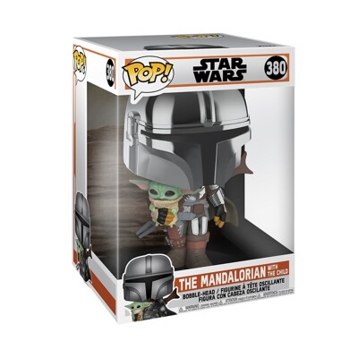 Funko POP: Star Wars Mandalorian - Mandalorian with Child 10''