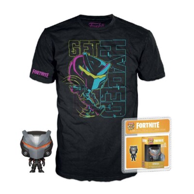 Funko Pocket POP Tee Box: Fortnite - Omega, Funko figurka a tričko, Velikost - L