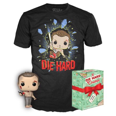 Funko POP Tee Box: Die Hard - John McClane, Funko figurka a tričko, Velikost - XL