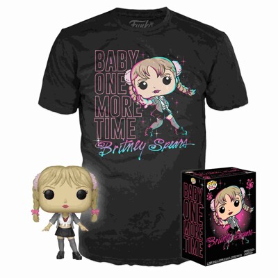 Funko POP Tee Box: Britney Spears - Baby One More Time, Funko figurka a tričko, Vel. - S