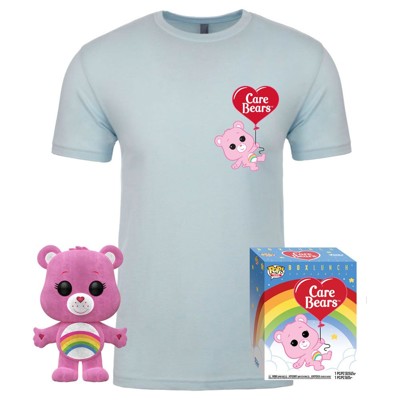 Funko POP Tee Box: Care Bears - Cheer Bear, Funko figurka a tričko, Velikost - L