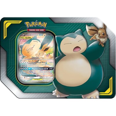 Pokémon TCG: TAG Team Tin - Eevee & Snorlax-GX