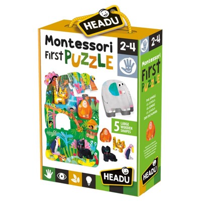 HEADU - Montessori - Moje první puzzle - Džungle