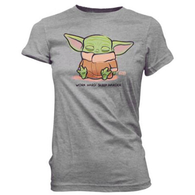 Funko POP Tee: Star Wars: The Mandalorian - Cute Child Sleeping, dámské tričko XL