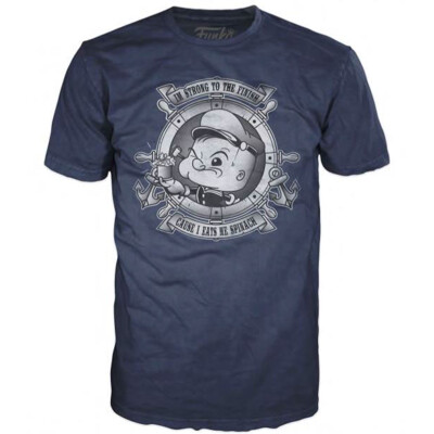 Funko POP Tee: Popeye - Strong To The Finish, tričko, Velikost - L