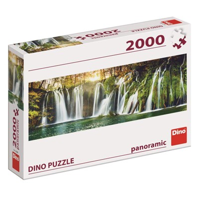 Puzzle Panoramic - Plitvické vodopády (2000 dílků)