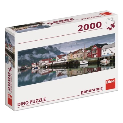 Puzzle Panoramic - Rybářská vesnice (2000 dílků)