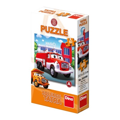 Puzzle - Tatra auta - A (60 dílků)