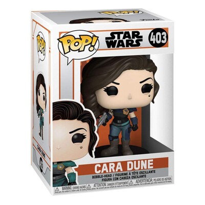 Funko POP: Star Wars - The Mandalorian - Cara Dune with Badge