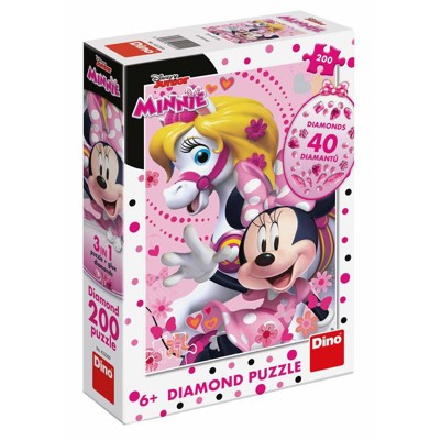 Puzzle Diamond - Minnie Mouse (200 dílků)