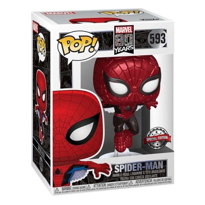 Funko POP: Marvel 80th - Spider-Man (First Appearance) (Metallic)