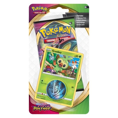 Pokémon Sword & Shield - Vivid Voltage Checklane booster - Grookey