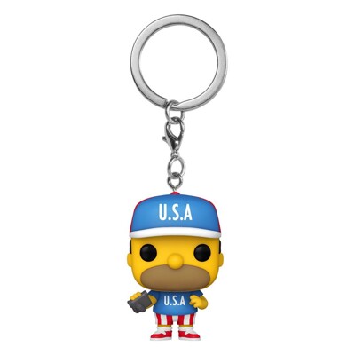 Funko POP: Keychain The Simpsons - USA Homer