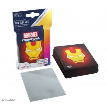 Gamegenic obaly na karty: Marvel Champions Art Sleeves - Iron Man (50+1 Sleeves)