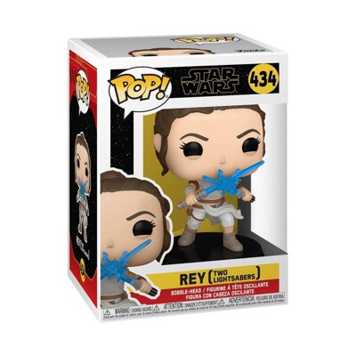 Funko POP: Star Wars Episode IX - Rey with 2 Light Sabers