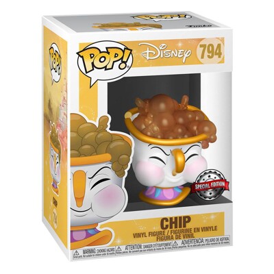 Funko POP: Beauty and the Beast - Chip with Bubbles (Special edition)