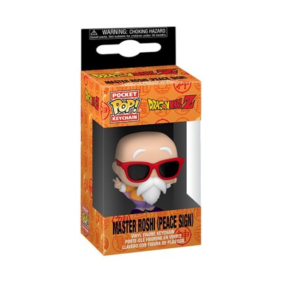 Funko POP: Keychain Dragon Ball Z - Master Roshi (Peace Sign)